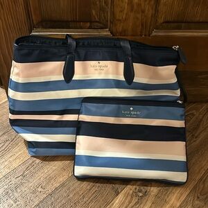 Kate Spade Nylon Tote bag with cosmetic pouch